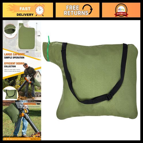 Leaf blower vacuum bag with - leaf,