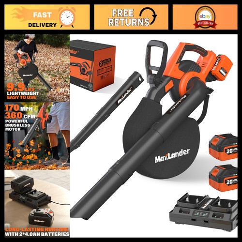 Cordless leaf blower - 3-in-1,